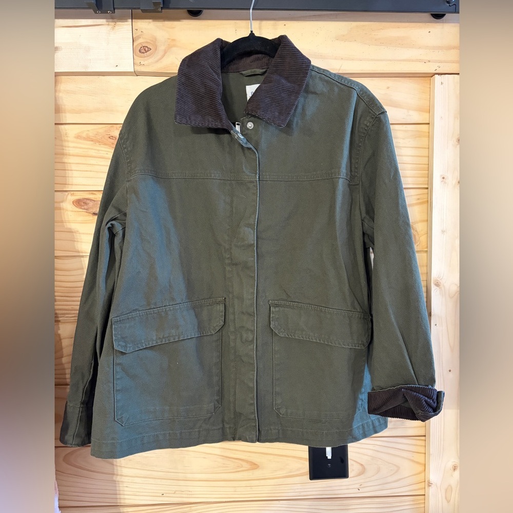 Gap Workwear Gorpcore Relaxed Canvas Barn Chore Coat Jacket NWOT XL & M - Picture 3 of 10